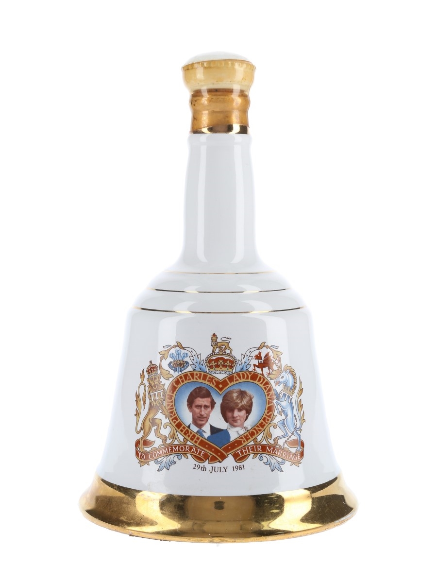 Bell's Ceramic Decanter Royal Wedding 1981 - Prince Charles & Lady Diana Spencer 75cl / 40%