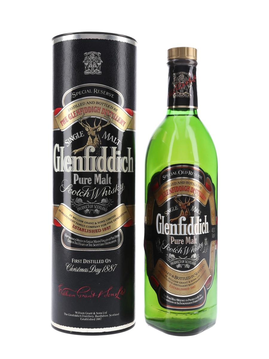 Glenfiddich Special Old Reserve Bottled 1980s 75cl / 40%