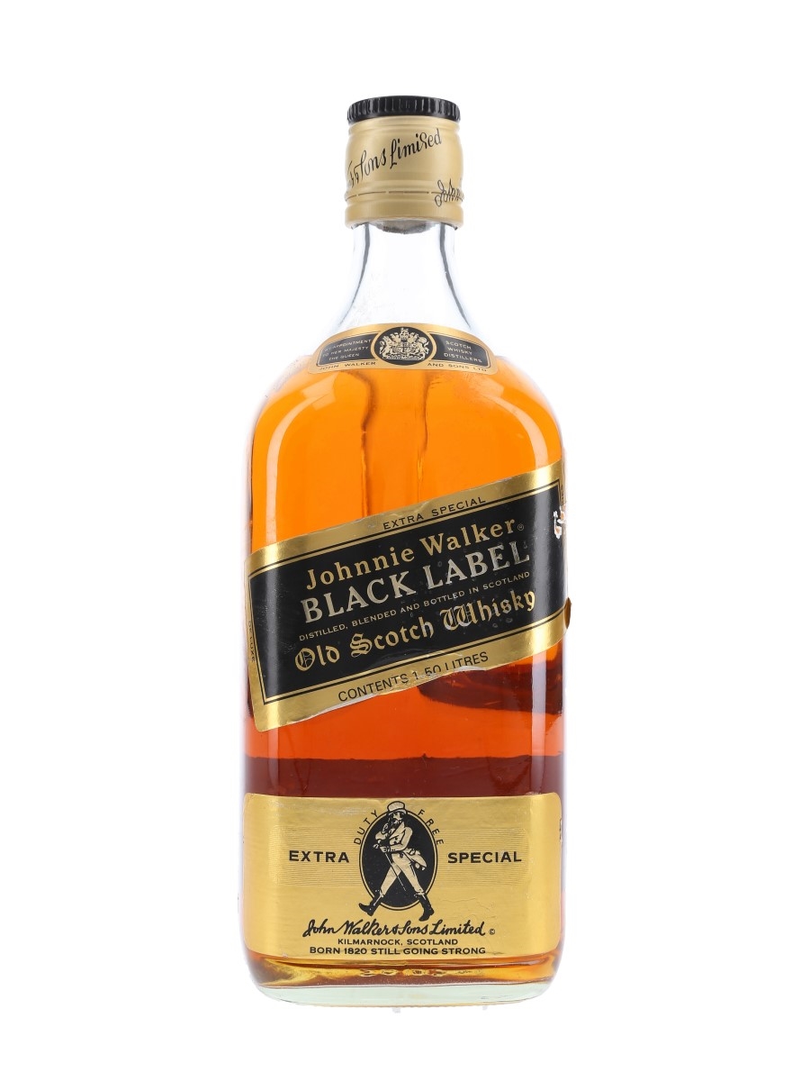 Johnnie Walker Black Label Bottled 1980s - Large Format 150cl / 43.5%