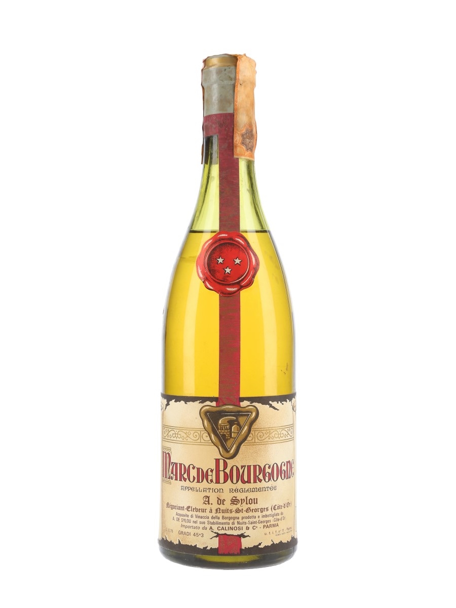 A De Sylou Marc De Bourgogne Bottled 1970s - Calinosi 75cl / 45.3%