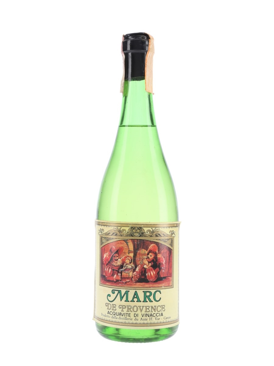Aute H Var Marc De Provence Bottled 1970s - Terraneo 75cl / 40%