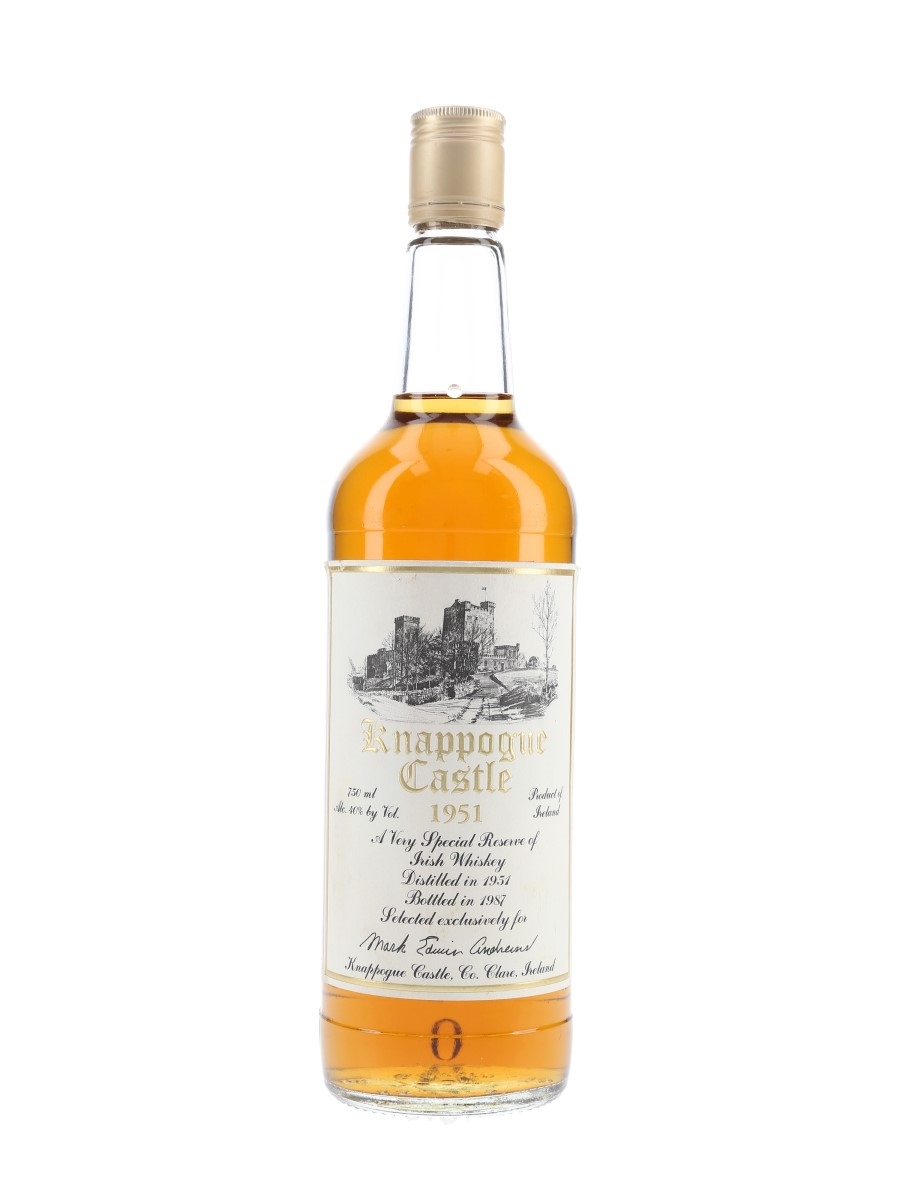 Knappogue Castle 1951 36 Year Old Bottled 1987 - Great Spirits Company 75cl / 40%