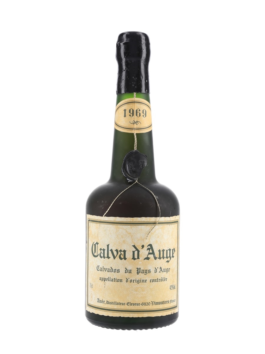 Anee Calva D'Auge 1969 Calvados Confrerie des Chevaliers du Trou Normand 20th Anniversary 70cl / 42%