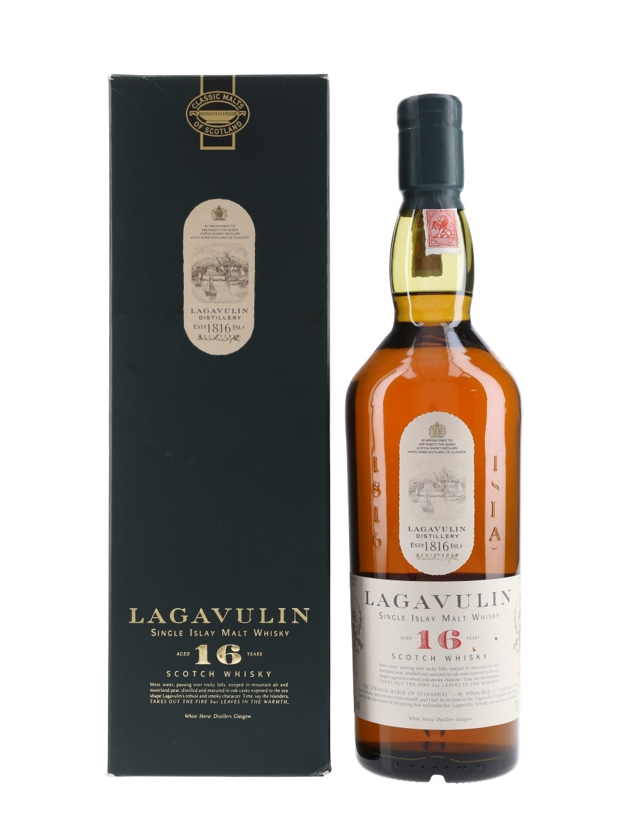 Lagavulin 16 Year Old Bottled Late 1990s - White Horse Distillers 70cl / 43%