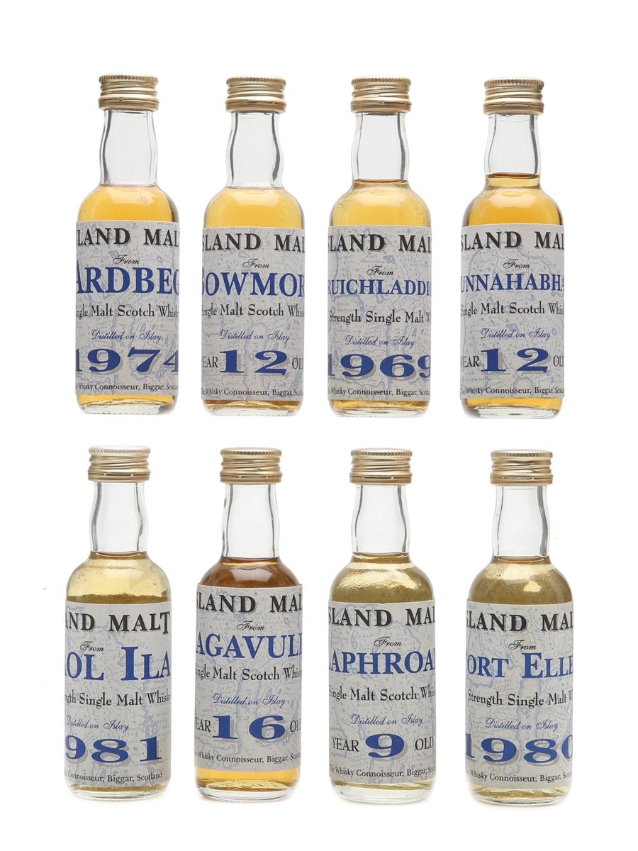 Islay Malts Collection - The Whisky Connoisseur Inc. Ardbeg 1974 & Port Ellen 1980 8 x 5cl