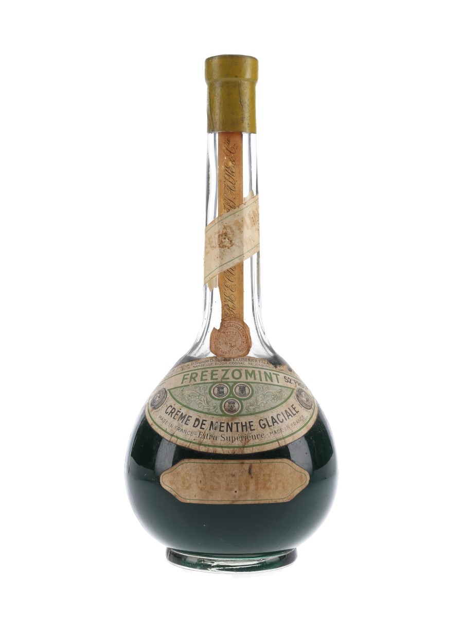 Cusenier Freezomint Creme De Menthe Bottled 1950s 75cl / 29.7%