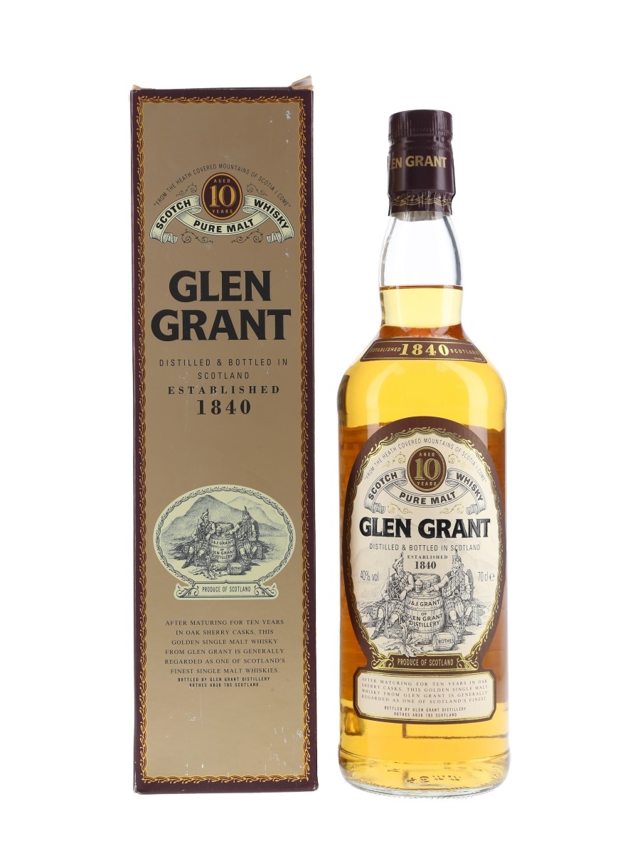 Glen Grant 10 Year Old Bottled 1990s 70cl / 40%