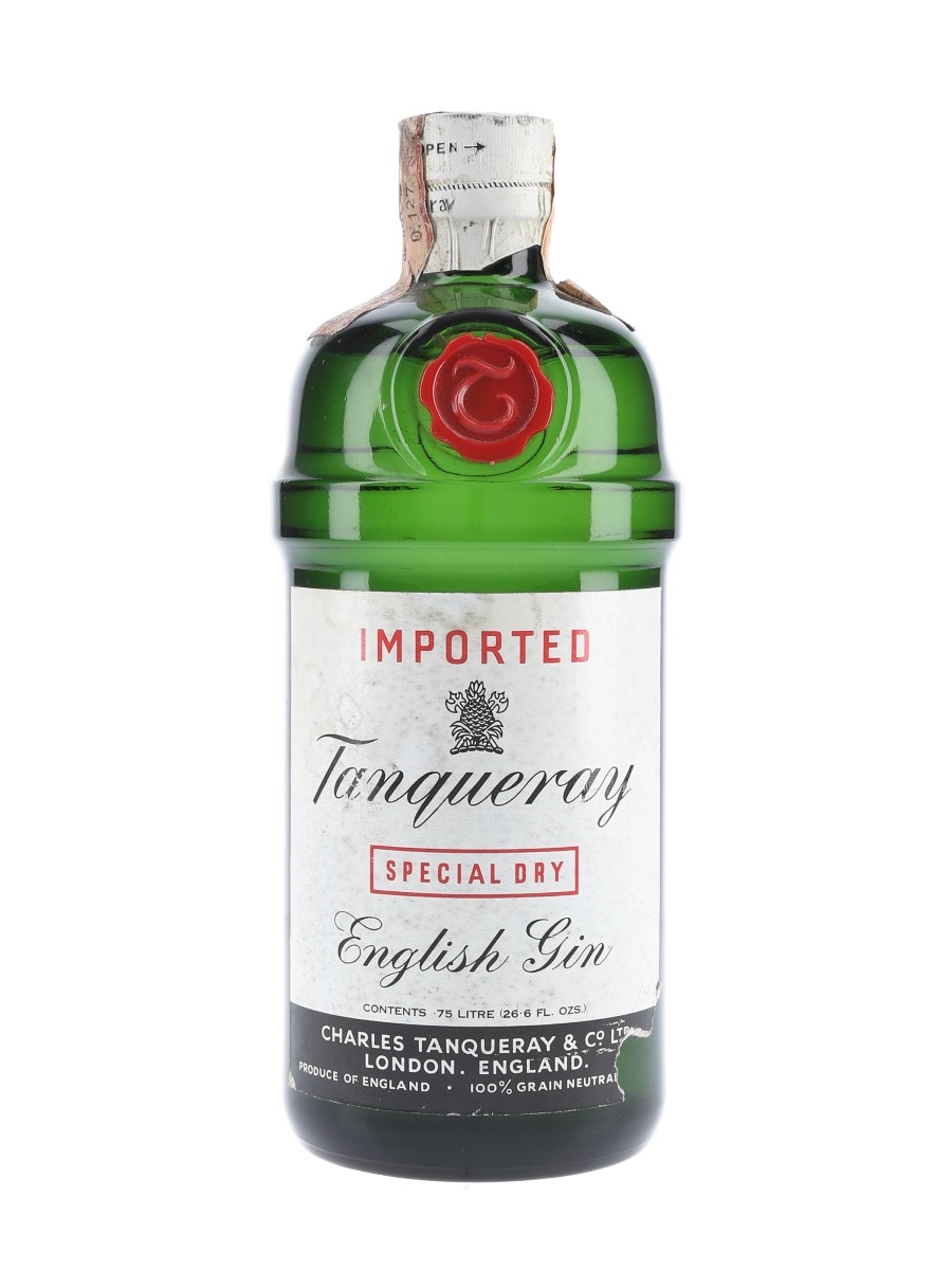 Tanqueray Special Dry Gin Bottled 1960s 75cl