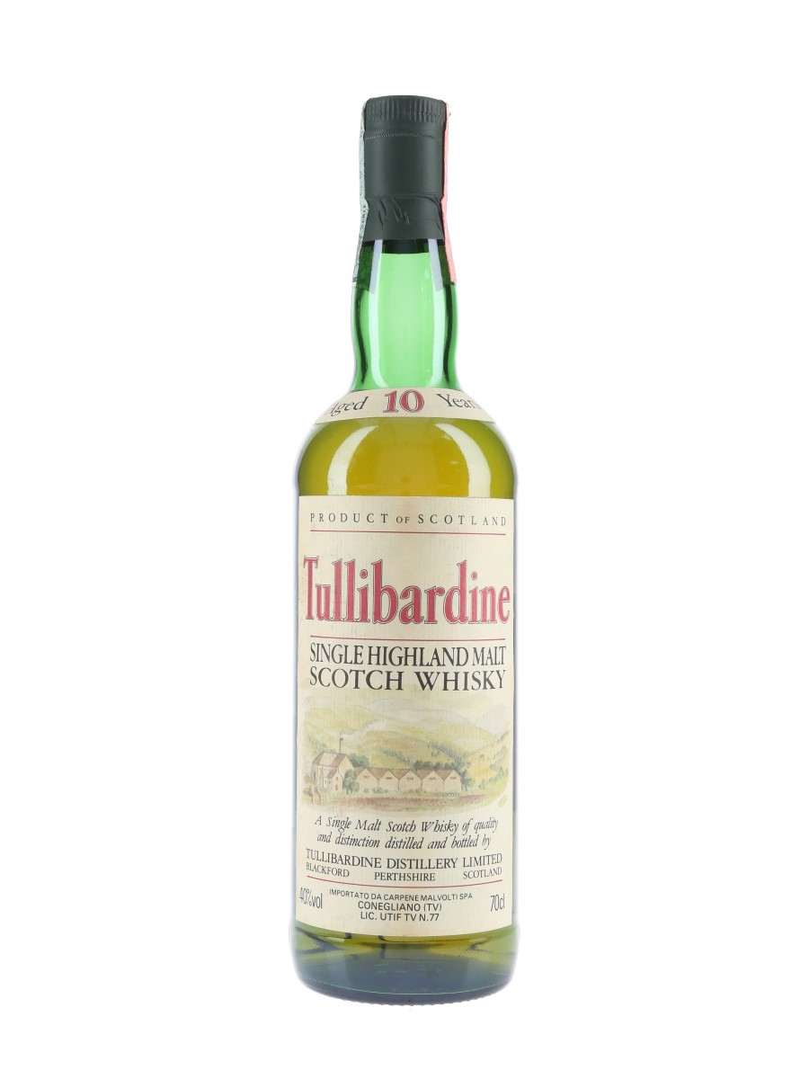 Tullibardine 10 Year Old Bottled 1990s - Carpene Malvolti 70cl / 40%