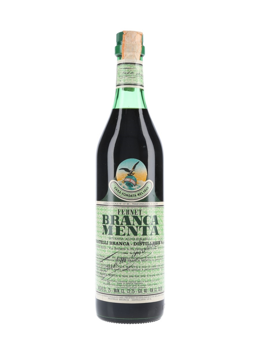 Fernet Branca Menta Bottled 1980 75cl / 40%
