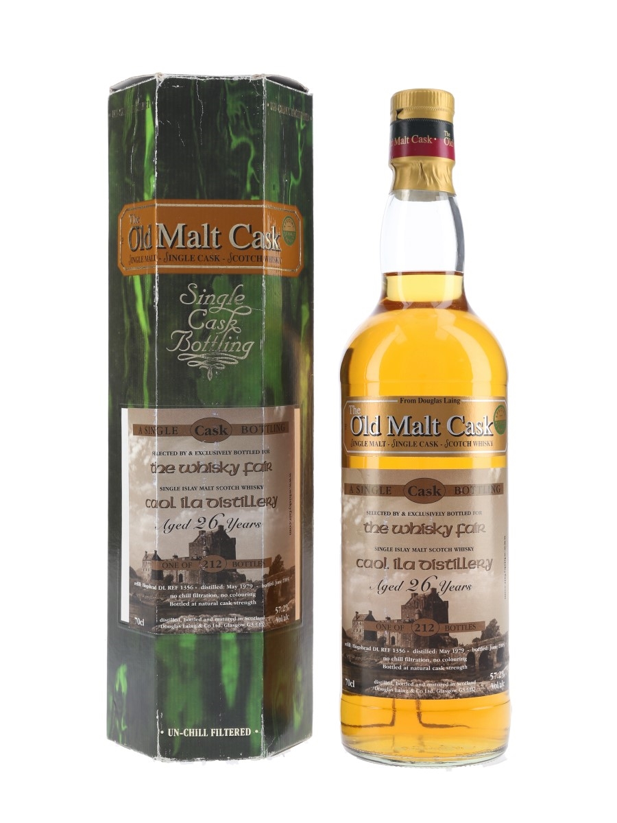 Caol Ila 1979 26 Year Old The Old Malt Cask 1356 Bottled 2005 - The Whisky Fair 70cl / 57.2%