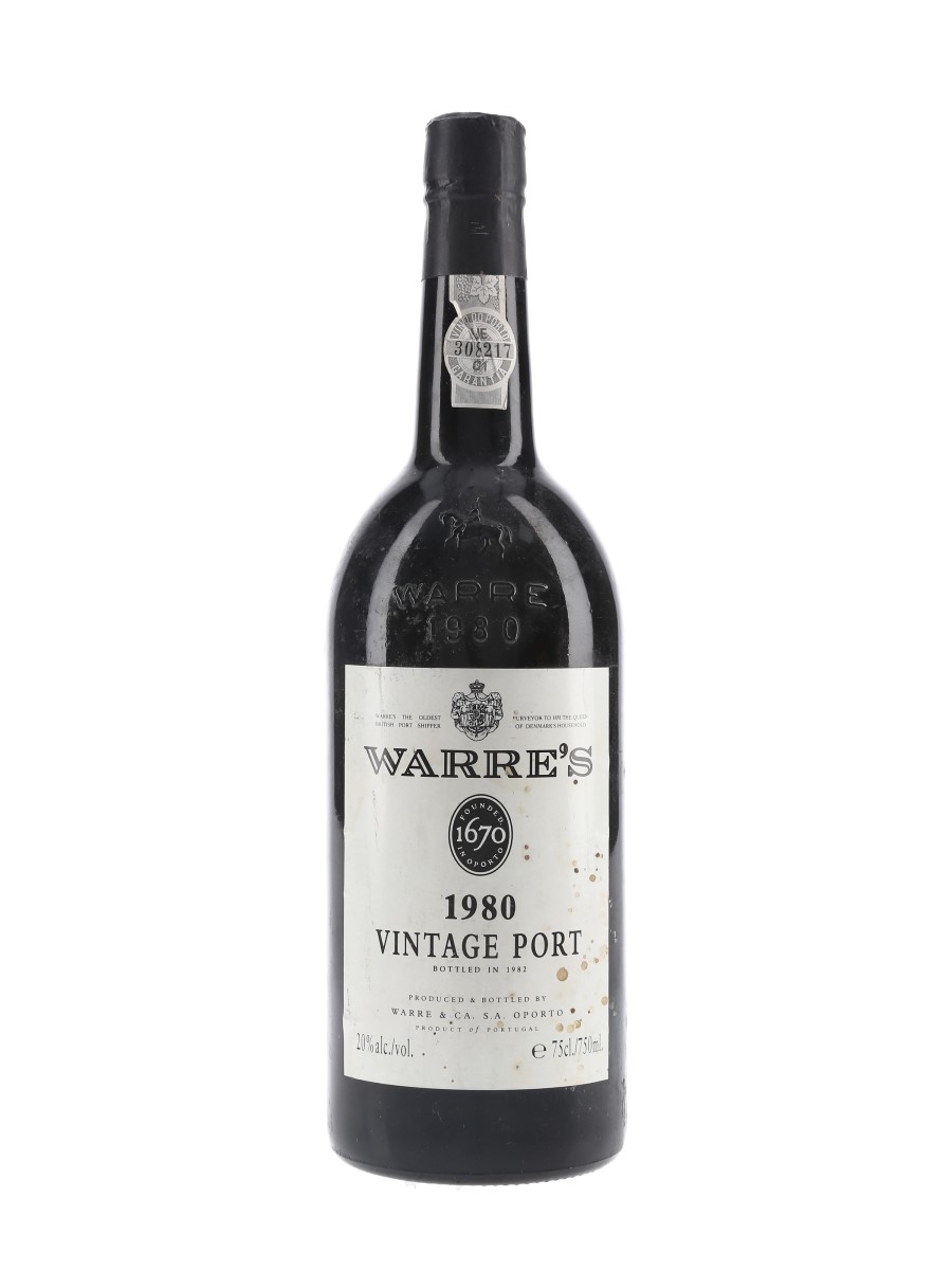 Warre's 1980 Vintage Port Bottled 1982 75cl / 20%