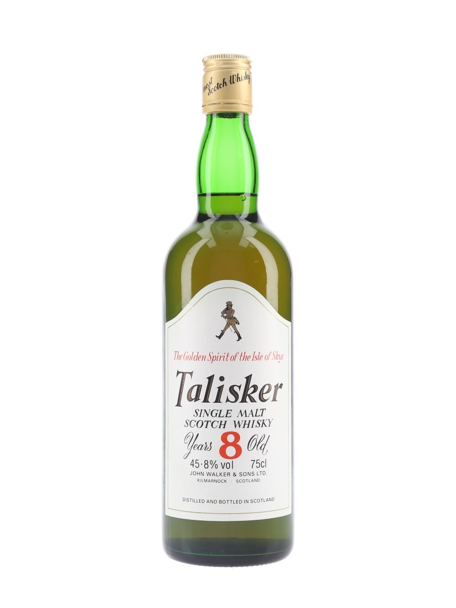 Talisker 8 Year Old Bottled 1980s 75cl / 45.8%