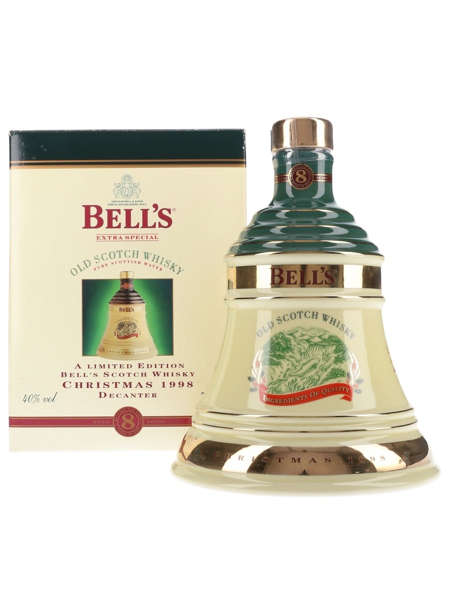 Bell's Christmas 1998 Ceramic Decanter 8 Year Old - Ingredients of Quality 70cl / 40%