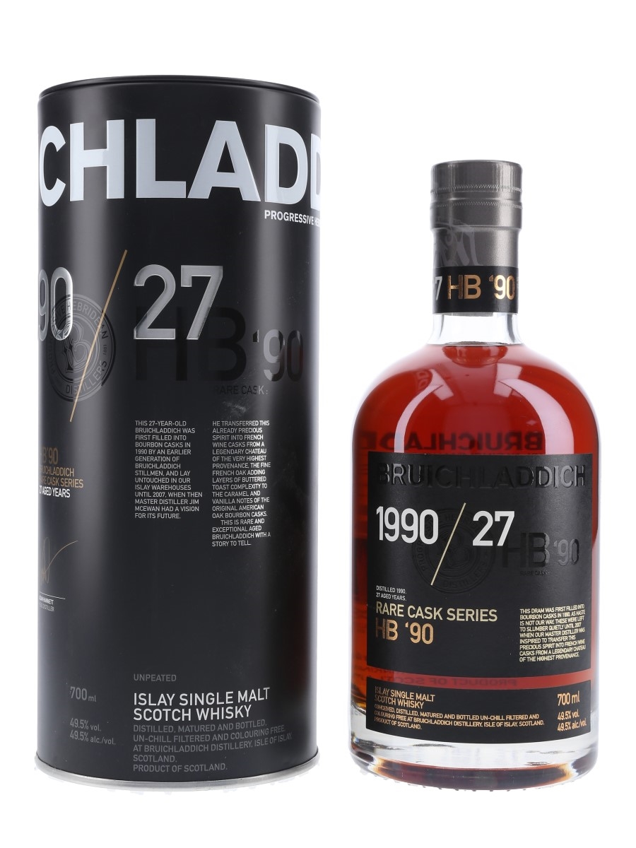 Bruichladdich 1990 27 Year Old HB '90 Rare Cask Series 70cl / 49.5%