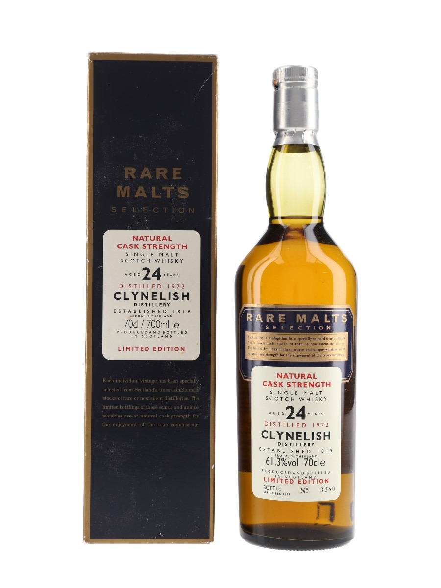 Clynelish 1972 24 Year Old Bottled 1997 - Rare Malts Selection 70cl / 61.3%