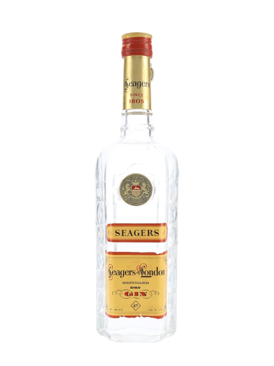 Seagers Of London Dry Gin Bottled 1950s - Cora 75cl / 47%