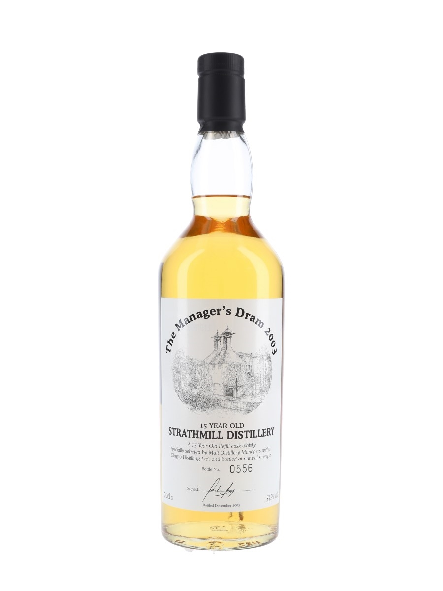 Strathmill 15 Year Old Bottled 2003 - The Manager's Dram 70cl / 53.5%