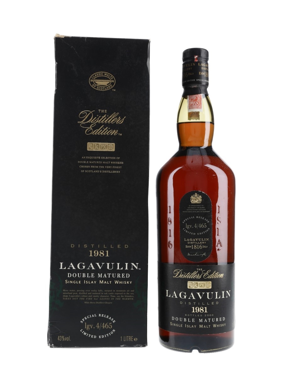 Lagavulin 1981 Distillers Edition Bottled 2000 100cl / 43%