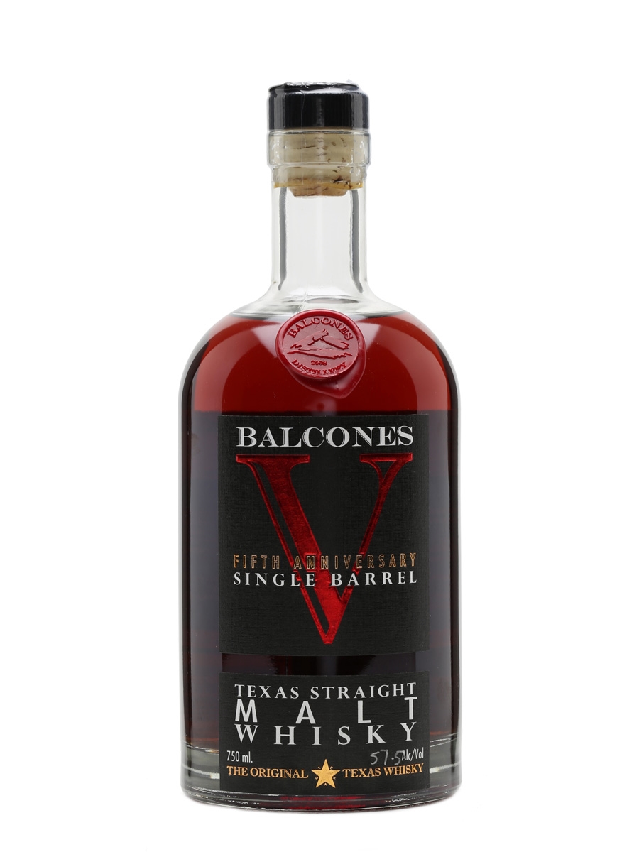Balcones Fifth Anniversary Bottled 2013 Single Barrel #2653 75cl / 57.5%