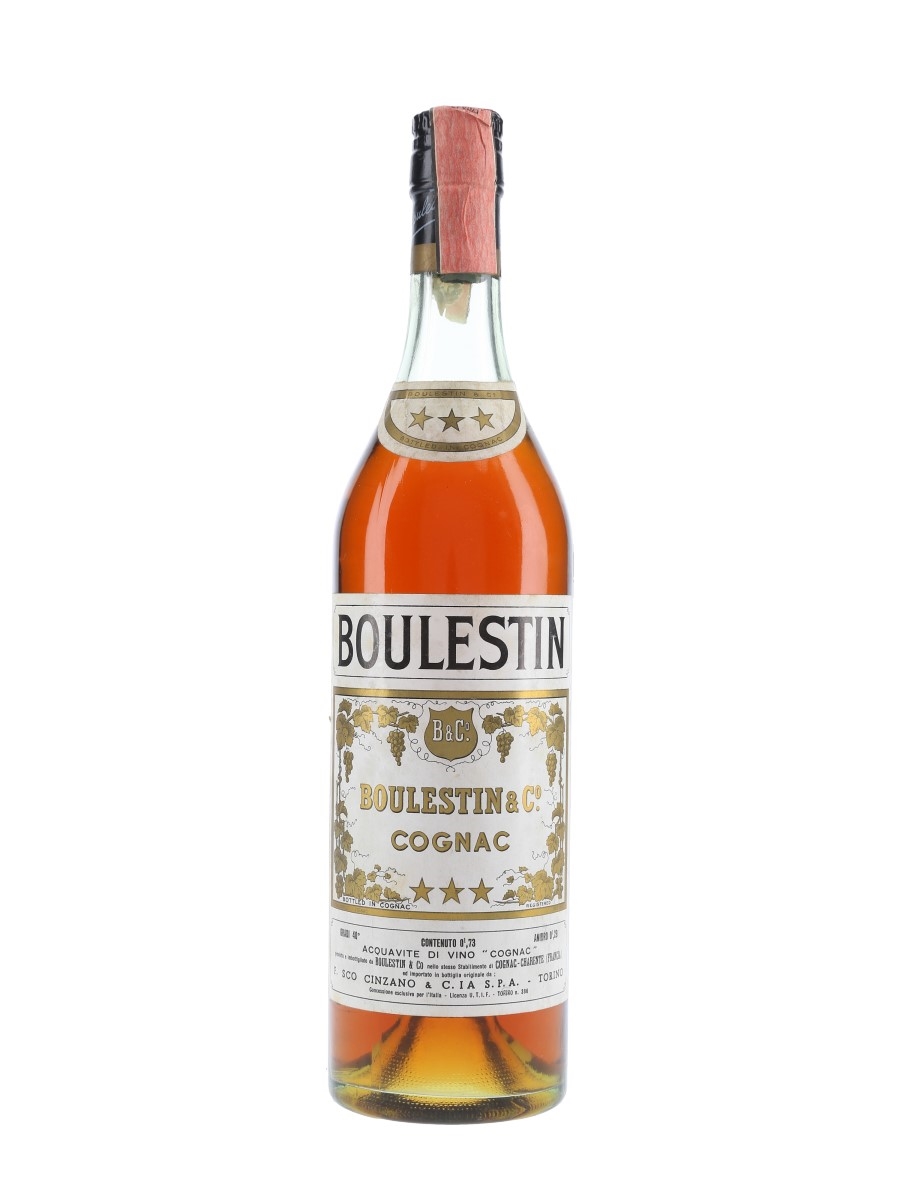 Boulestin 3 Star Bottled 1960s - Cinzano 73cl / 40%