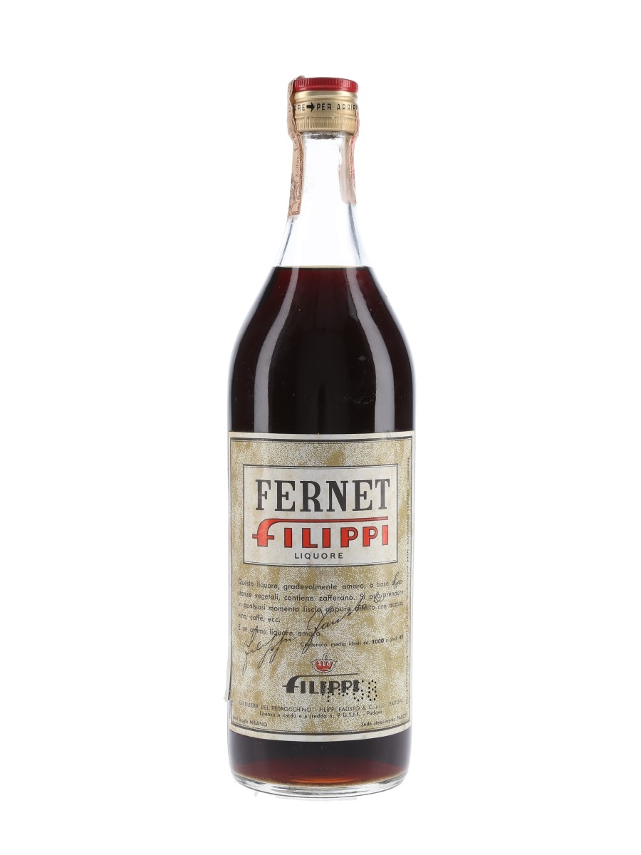 Filippi Fernet Bottled 1960s 100cl / 45%