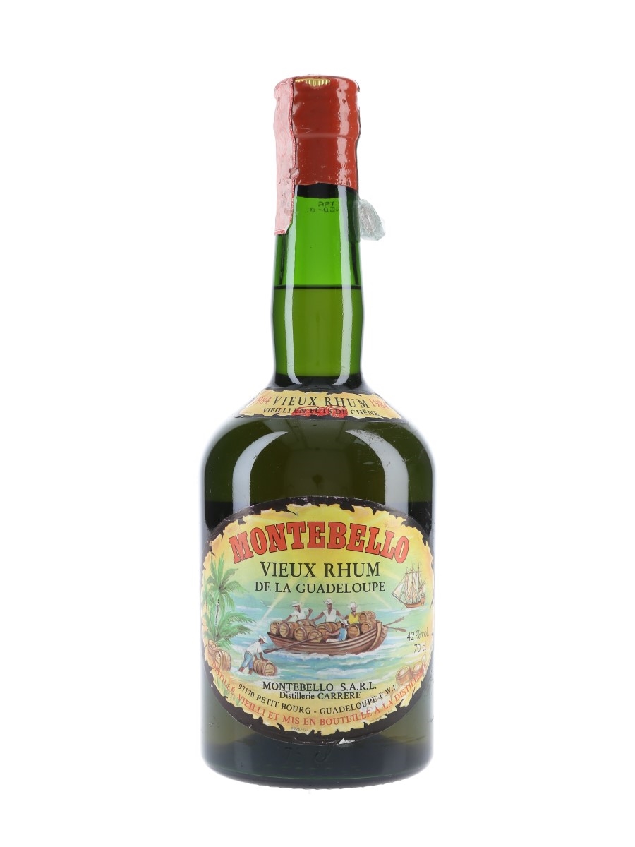 Montebello 1984 Vieux Rhum De La Guadeloupe Bottled 1990s - Distillerie Carrere 70cl / 42%