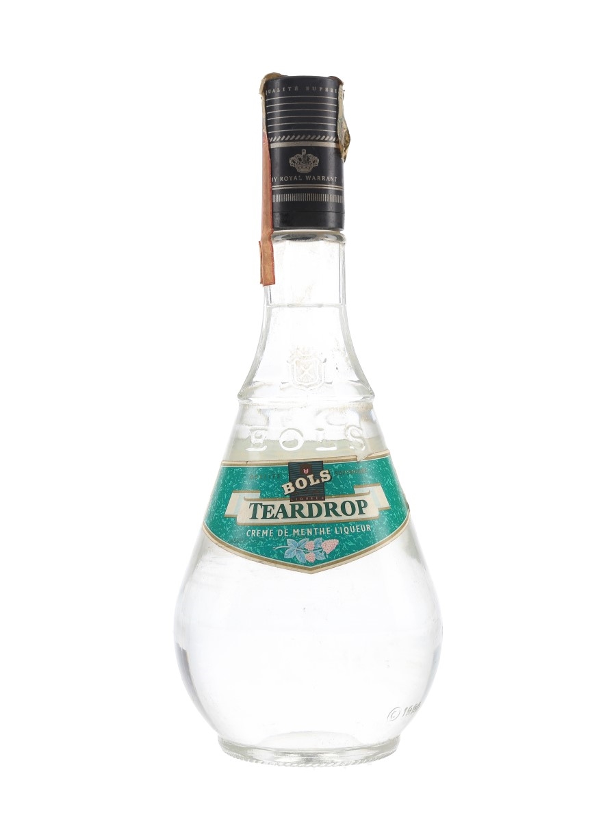 Bols Teardrop Creme De Menthe Bottled 1990s 70cl / 30%