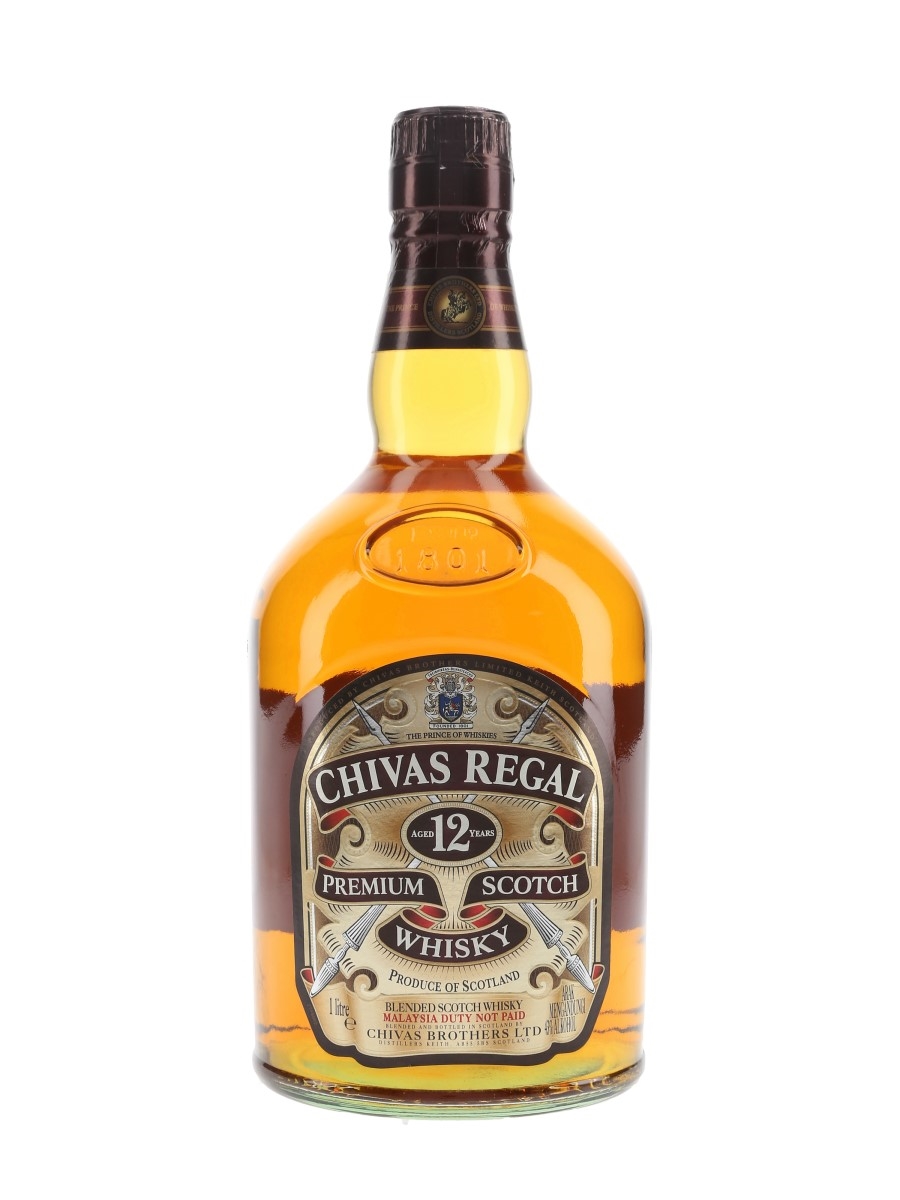 Chivas Regal 12 Year Old Malaysia Duty Not Paid 100cl / 43%