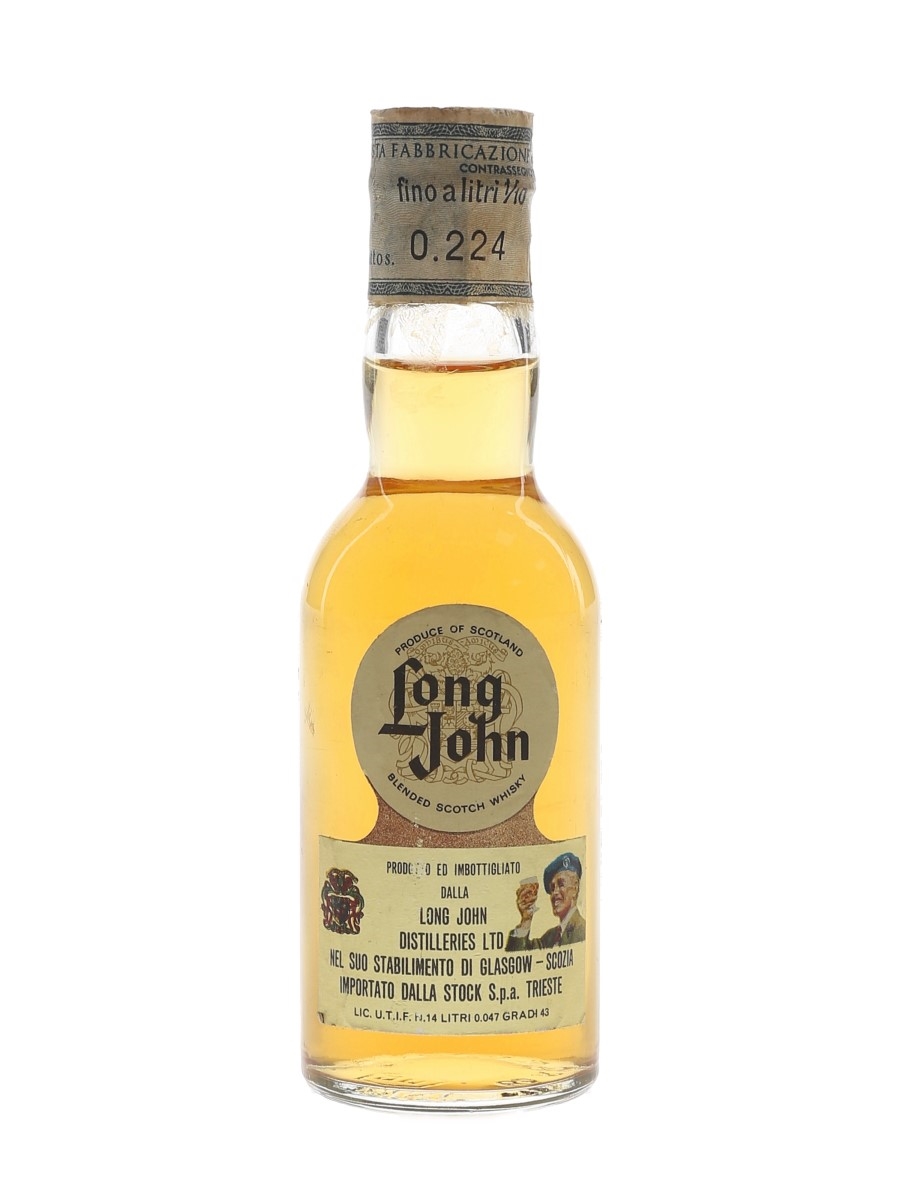 Long John Bottled 1970s - Stock 4.7cl / 43%