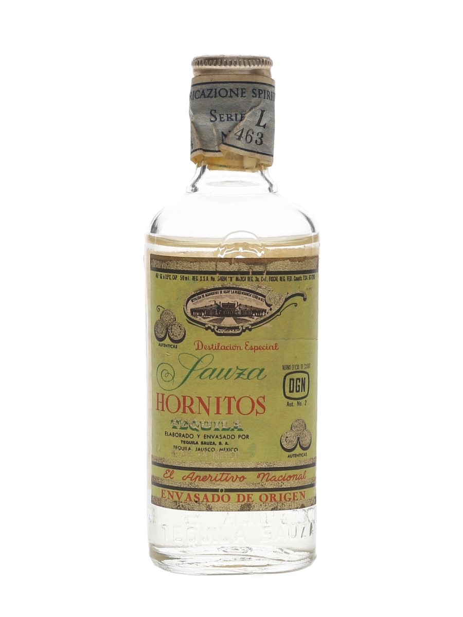 Sauza Hornitos Tequila Bottled 1960s - Sposetti 5cl / 46%