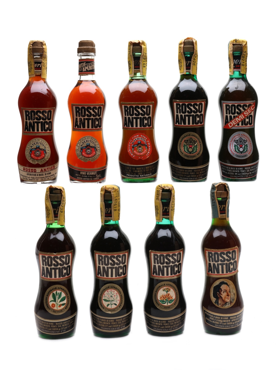 Rosso Antico Bottled 1960s-1970s 9 x 5cl / 17%