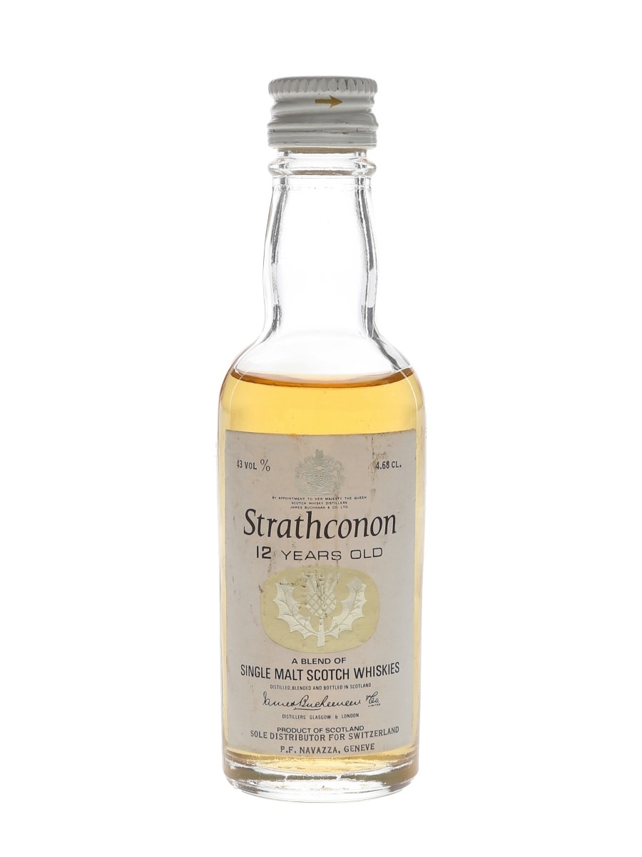 Strathconon 12 Year Old Bottled 1960s 4.68cl / 43%