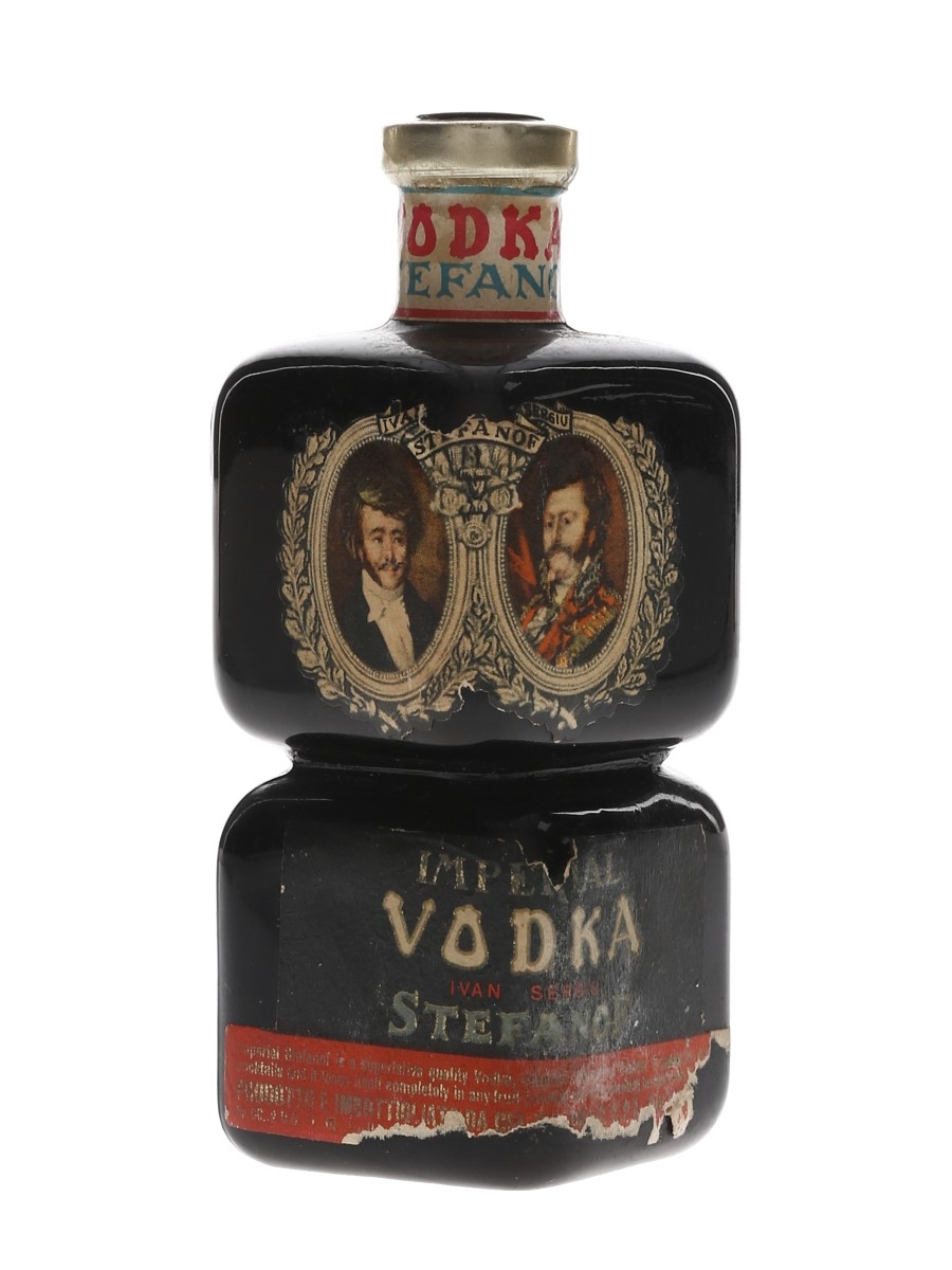 Stefanof Imperial Vodka Bottled 1950s - Buton 5cl / 40%