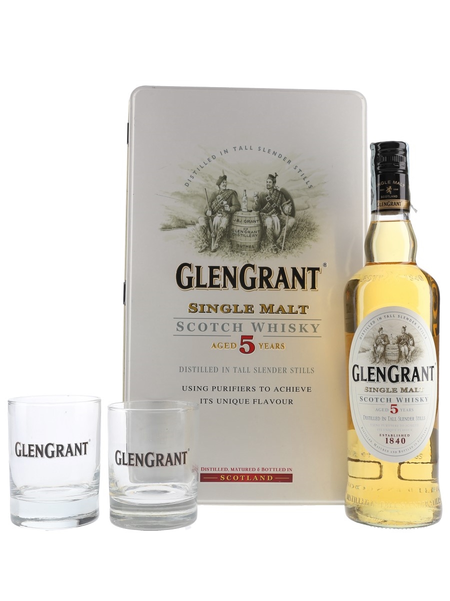 Glen Grant 5 Year Old Glass Pack Bottled 2008 70cl / 40%