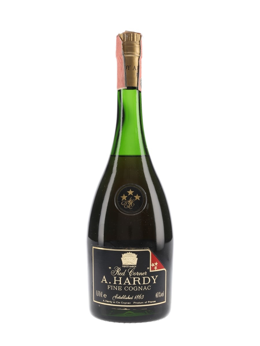 A Hardy Red Corner 3 Star Bottled 1980s-1990s 70cl / 40%
