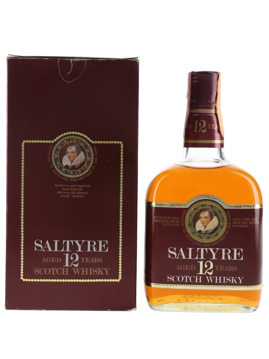 Saltyre Scotch 12 Year Old Bottled 1980s - Buton 75cl / 40%