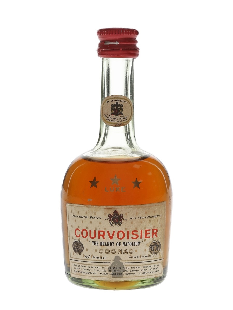 Courvoisier 3 Star Luxe Bottled 1960s-1970s 5cl / 40%