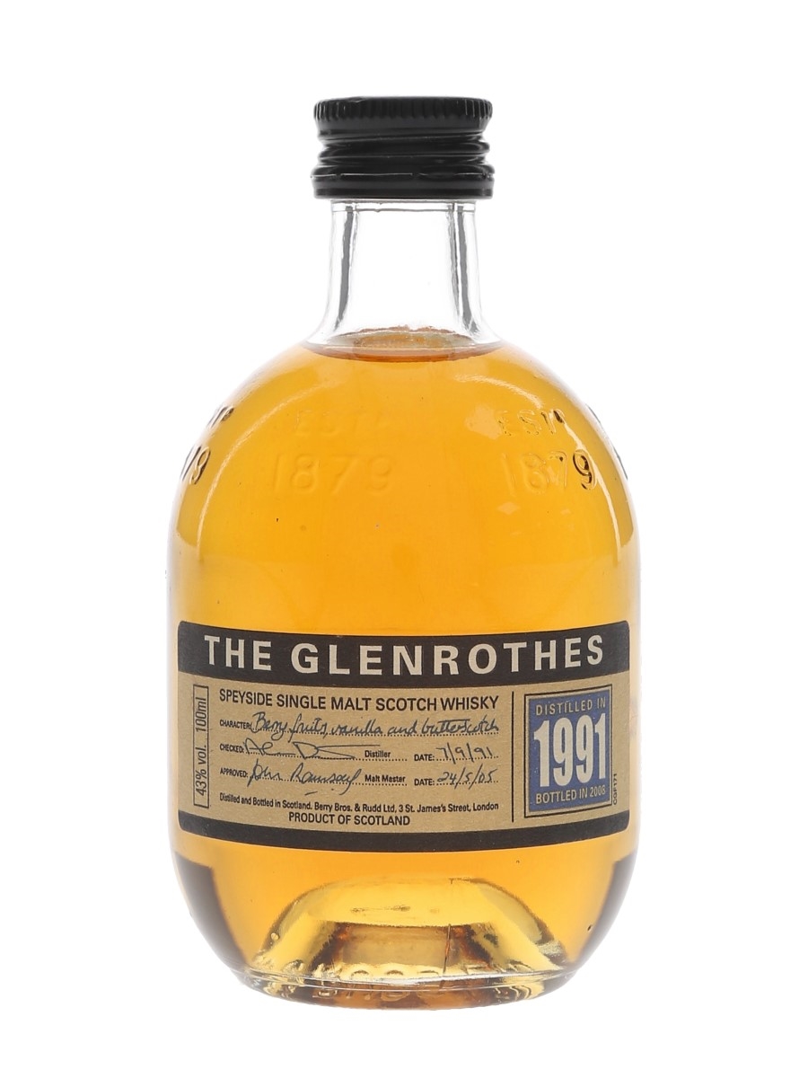 Glenrothes 1991 Bottled 2008 10cl / 43%