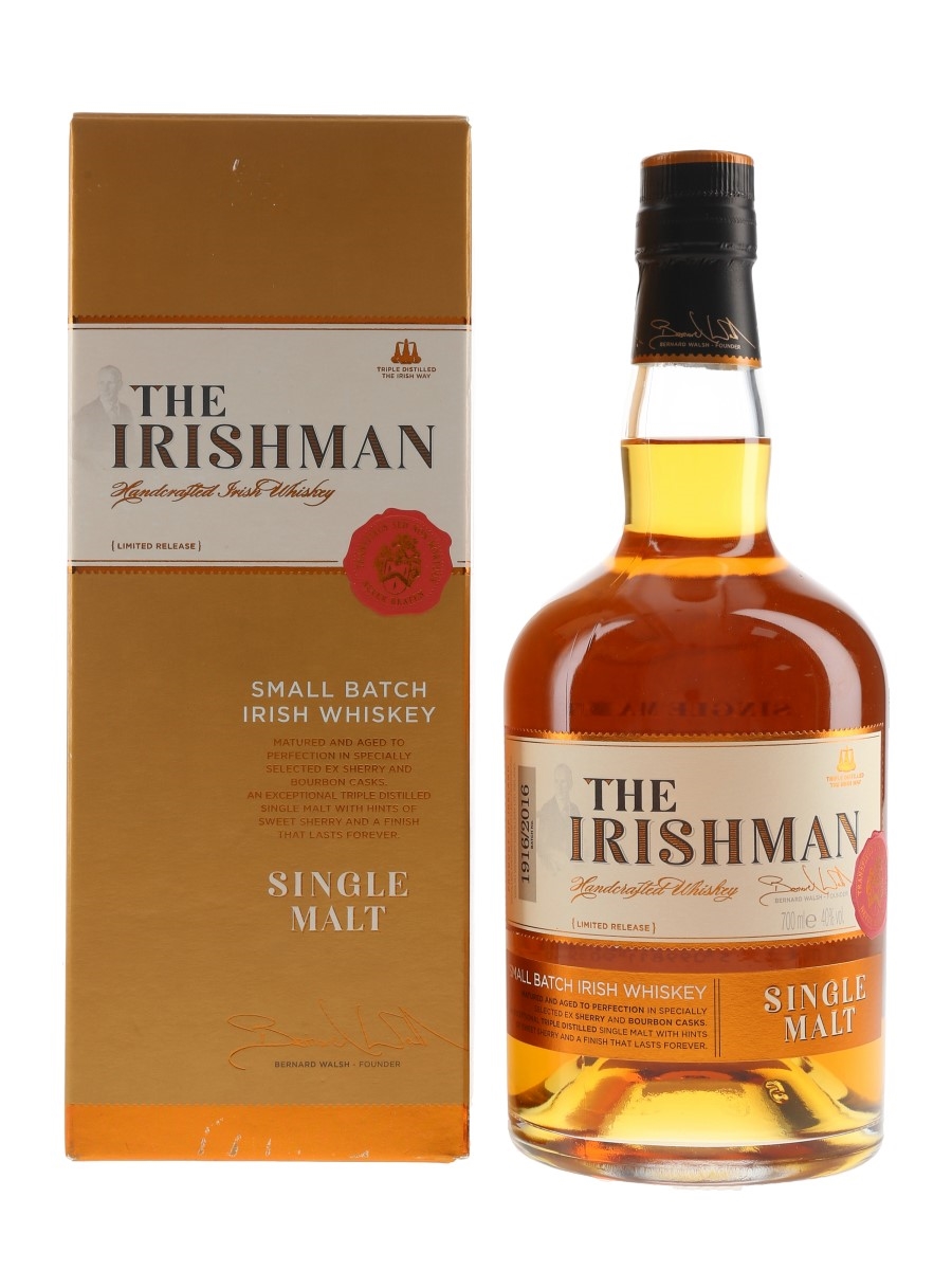 The Irishman Bottled 2018 70cl / 40%