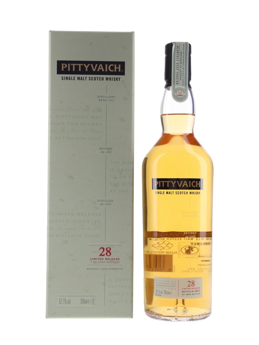 Pittyvaich 1989 28 Year Old Special Releases 2018 70cl / 52.1%