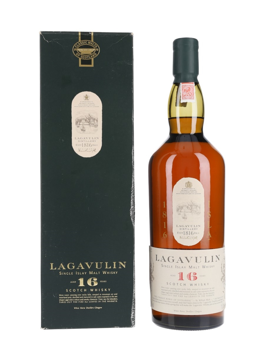 Lagavulin 16 Year Old Bottled 1990s - White Horse Distillers 100cl / 43%