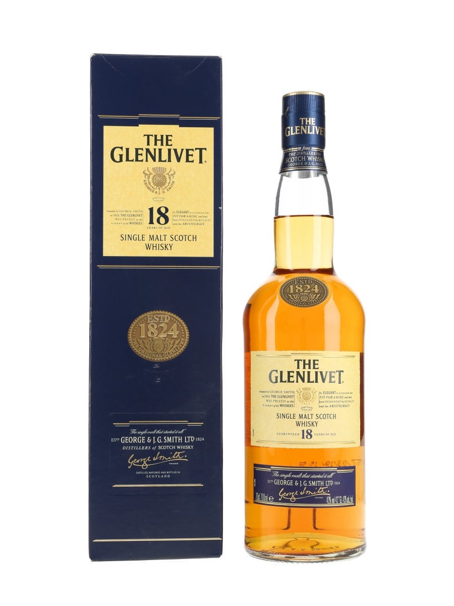Glenlivet 18 Year Old Bottled 2007 70cl / 43%