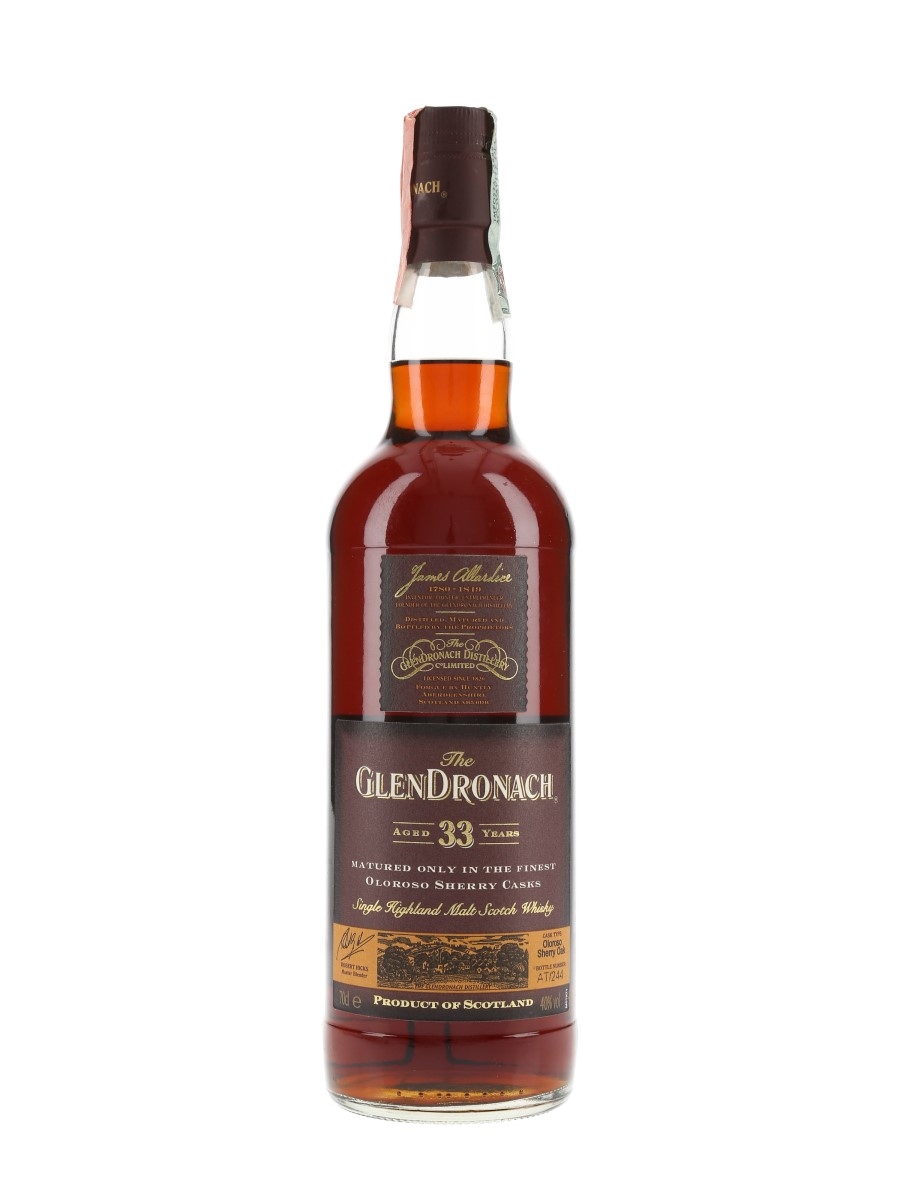 Glendronach 33 Year Old  70cl / 40%
