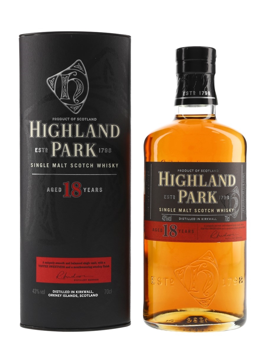 Highland Park 18 Year Old Bottled Pre 2012 70cl / 43%