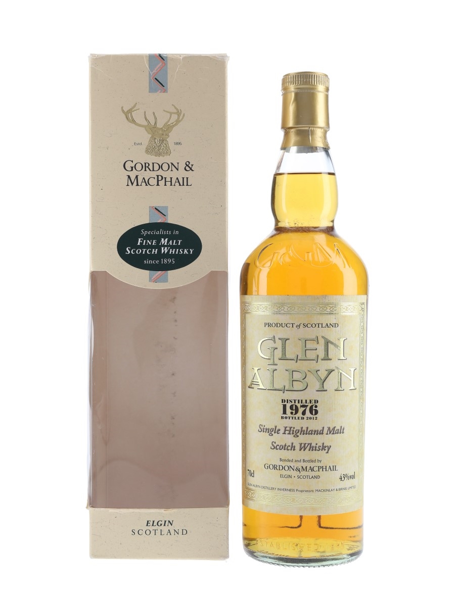 Glen Albyn 1976 Bottled 2012 - Gordon & MacPhail 70cl / 43%