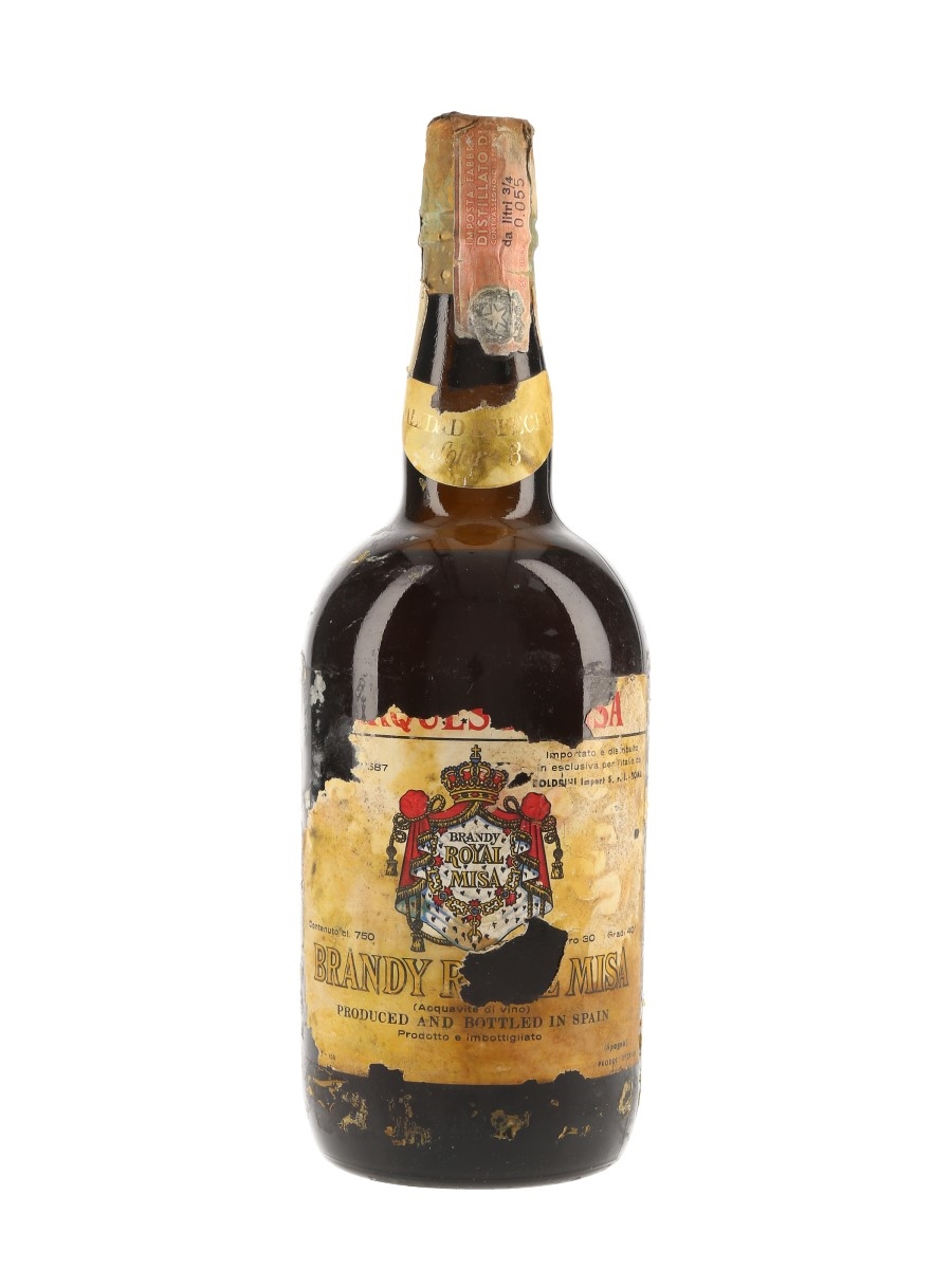 Marques De Misa Brandy Bottled 1970s 75cl / 40%