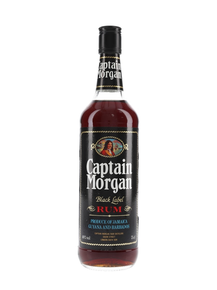 Captain Morgan Black Label Bottled 1980s 75cl / 40%