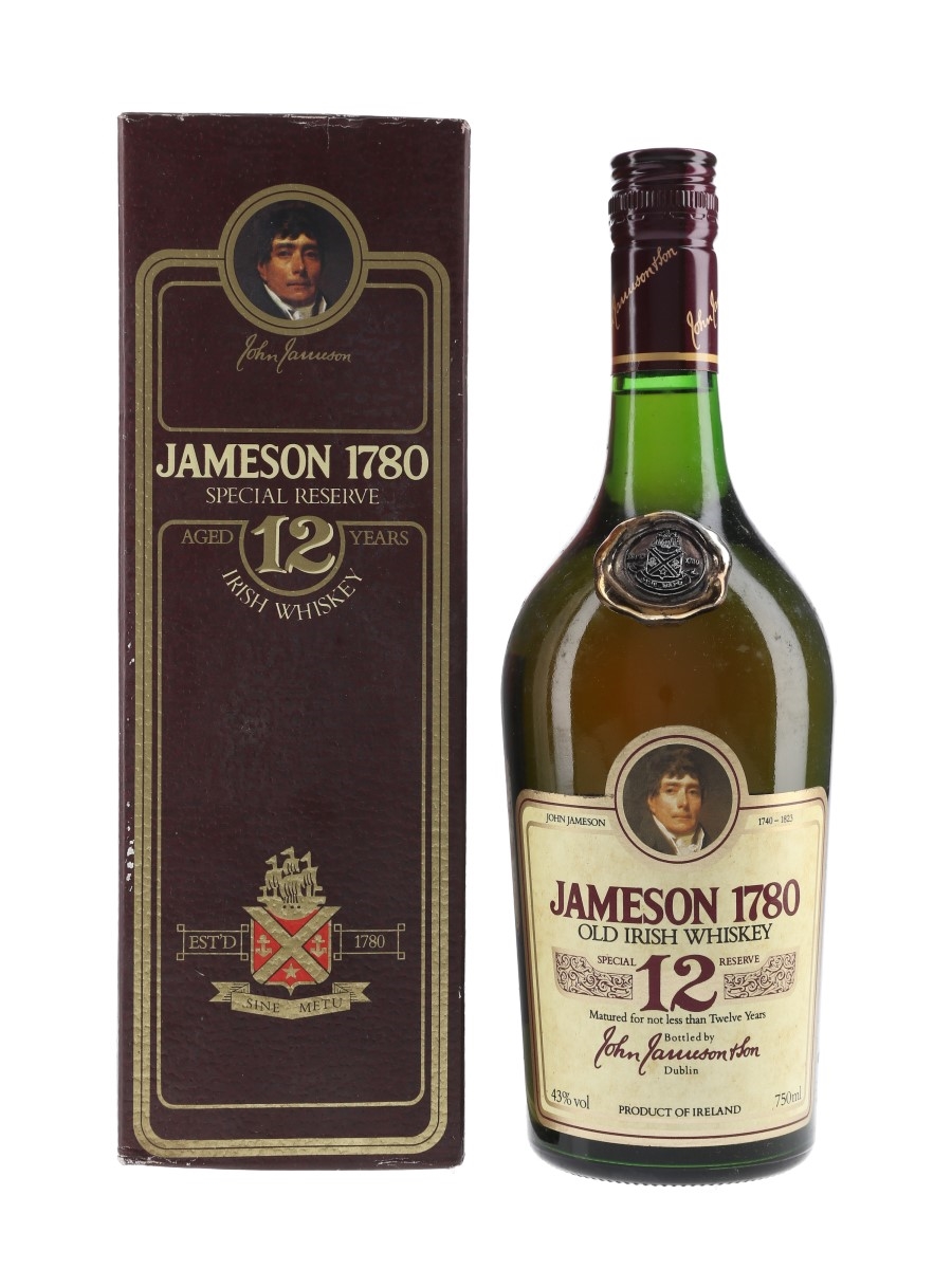 Jameson 1780 12 Year Old Bottled 1980s 75cl / 43%