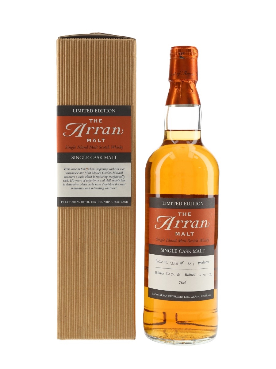 Arran 1997 Single Cask 97-1040 Bottled 2002 70cl / 58.2%